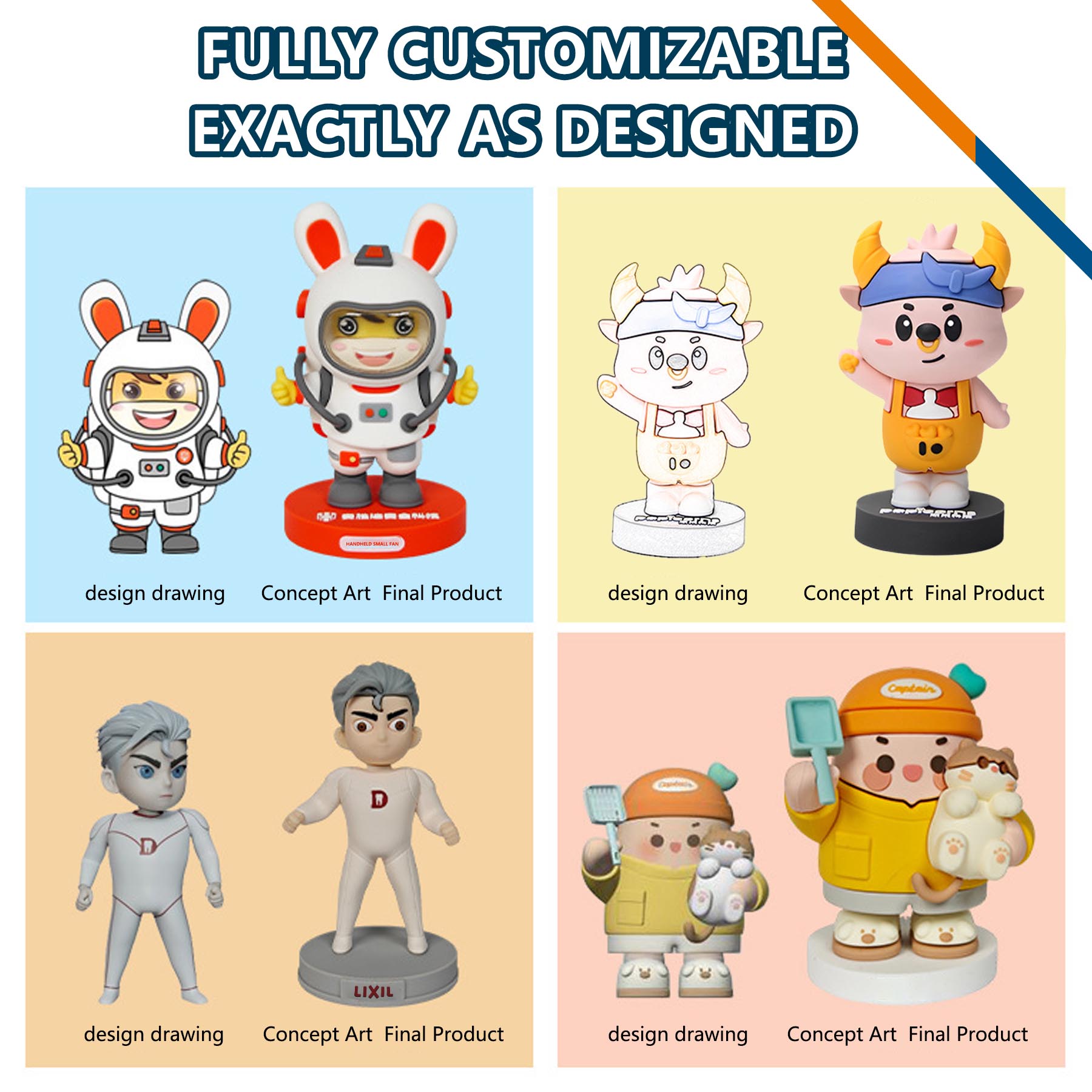 MoldPop 3D Custom PVC Desktop Decoration Figure 2
