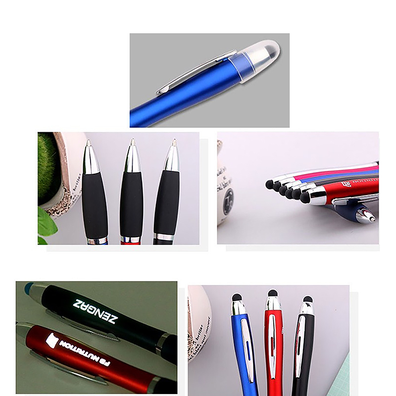 Stylus Ballpoint Pen for Touch Screens w/LED Light 9