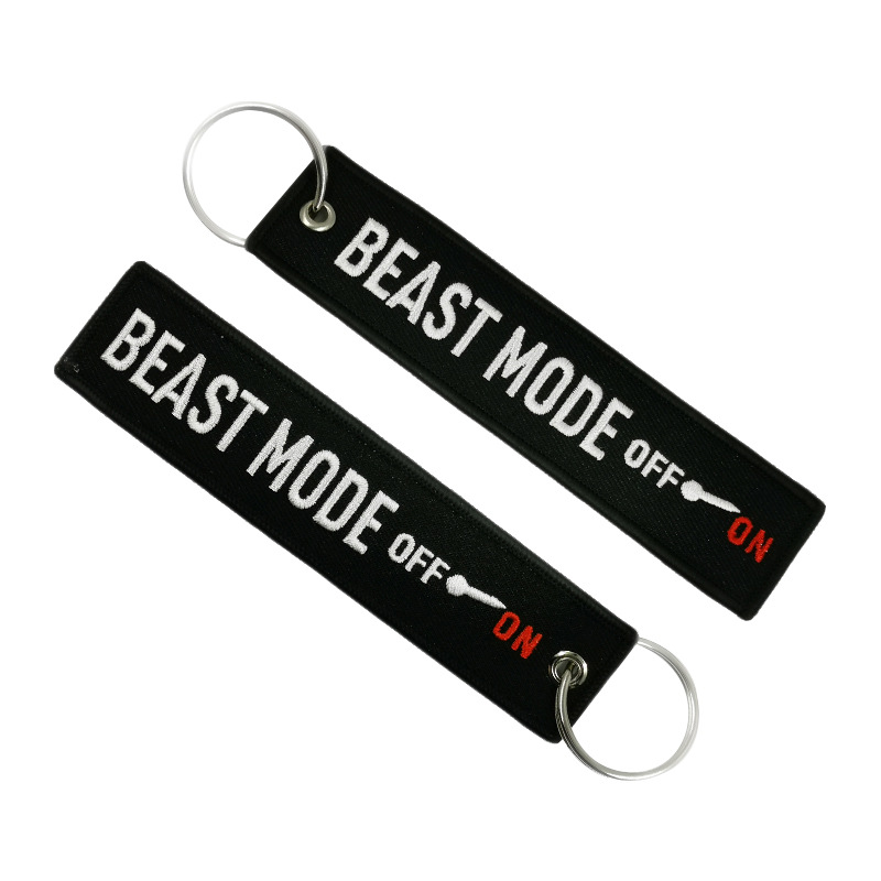 Car Embroidered Keychain 2