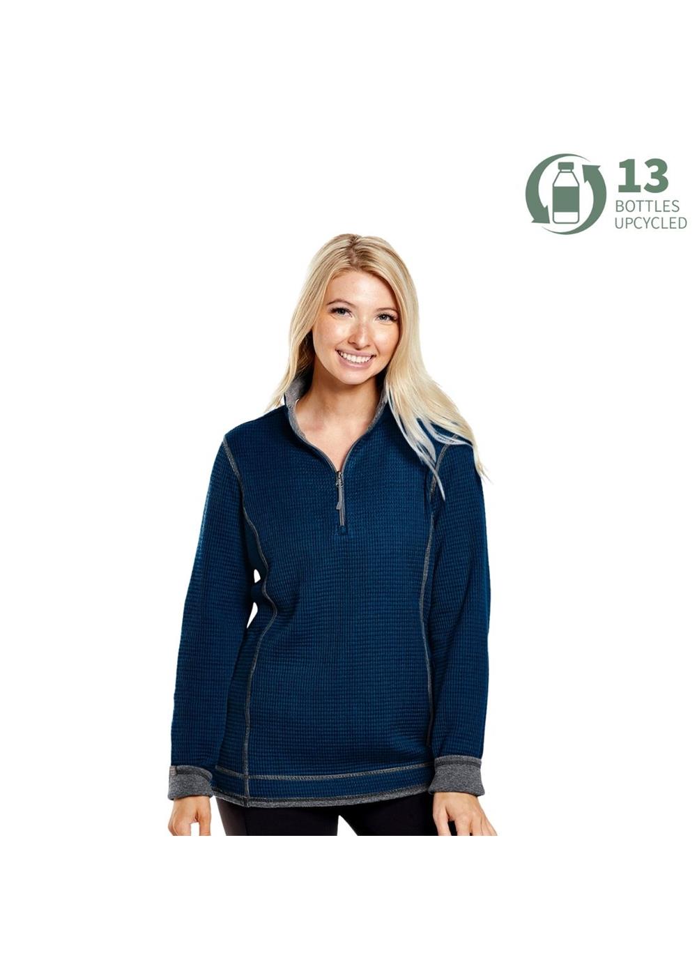 Storm Creek Women's Maverick Waffle Knit Quarter Zip 10