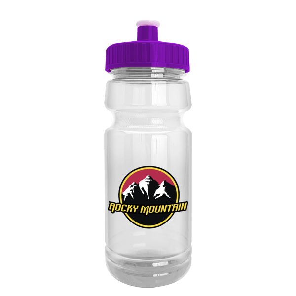 Wheely 24oz Transparent Bike Bottle w/Push-Pull Lid 47