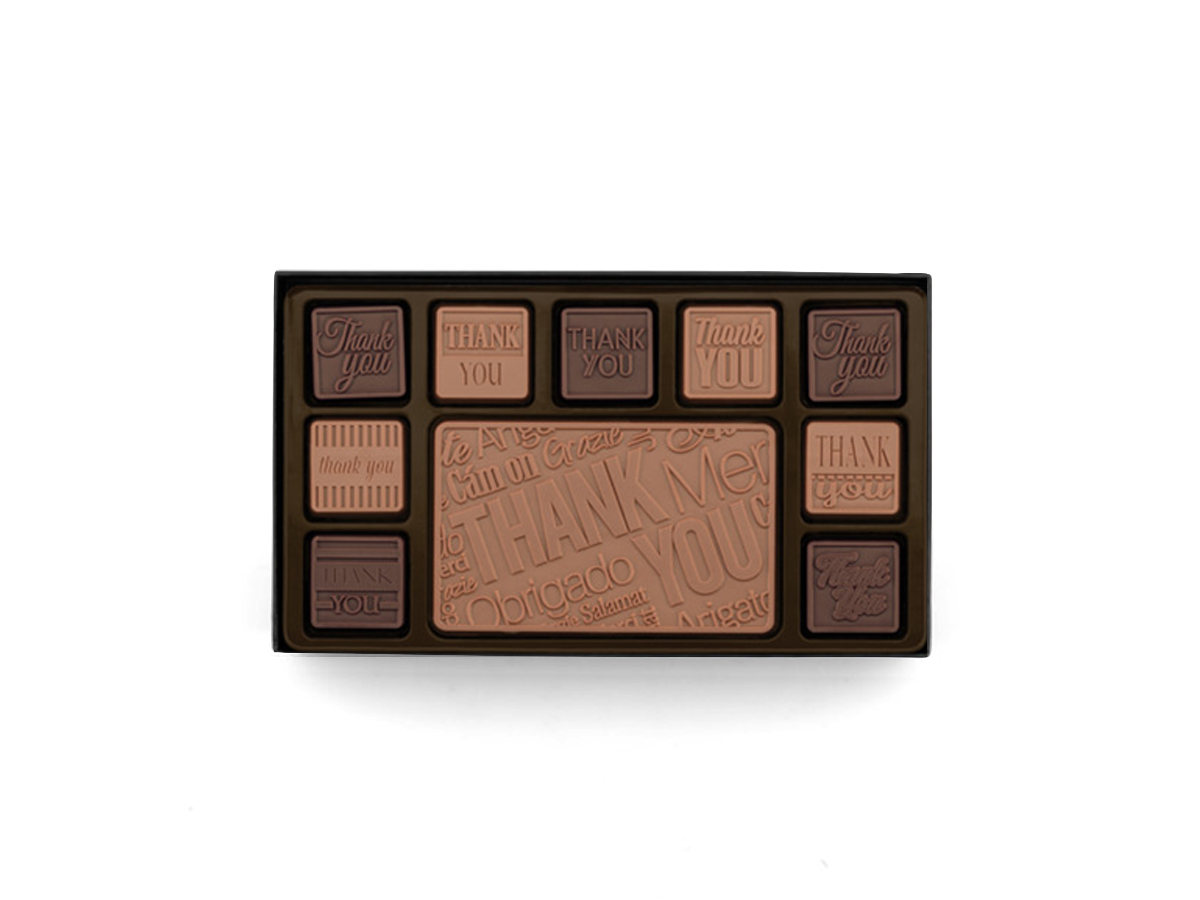 19-Piece Chocolate Gift Set with Personalized Packaging