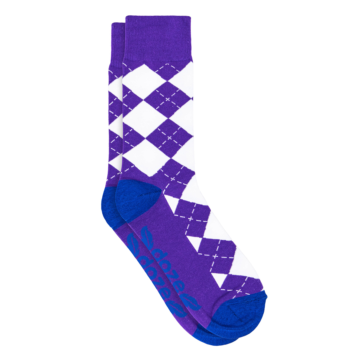 Logo Argyle Simpler Socks