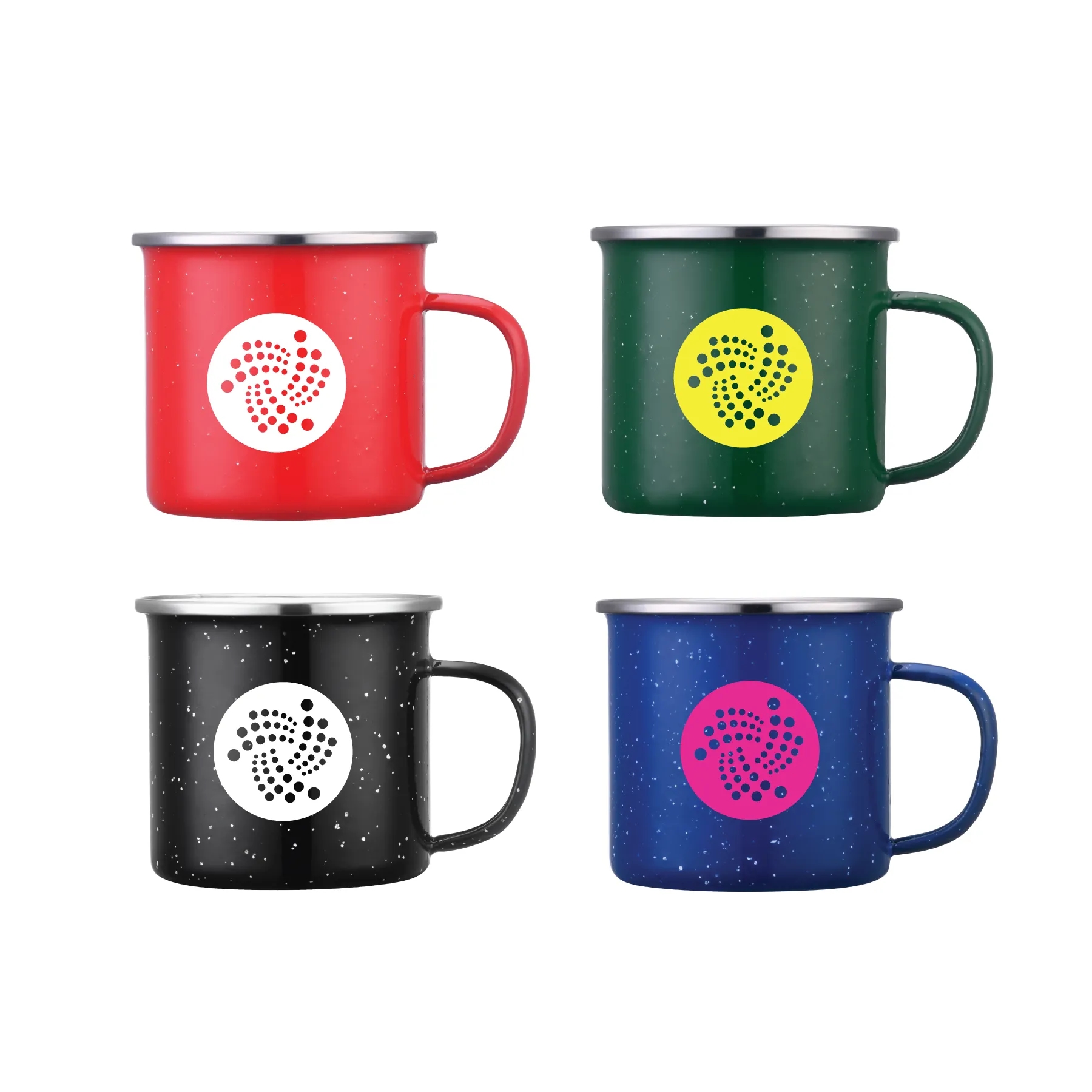 16oz Camp Mug w/ Stainless Rim