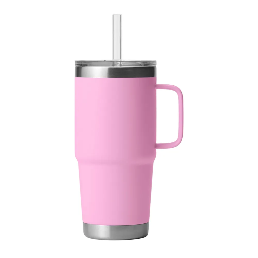 25oz. Insulated Tumbler with Handle and Straw 8