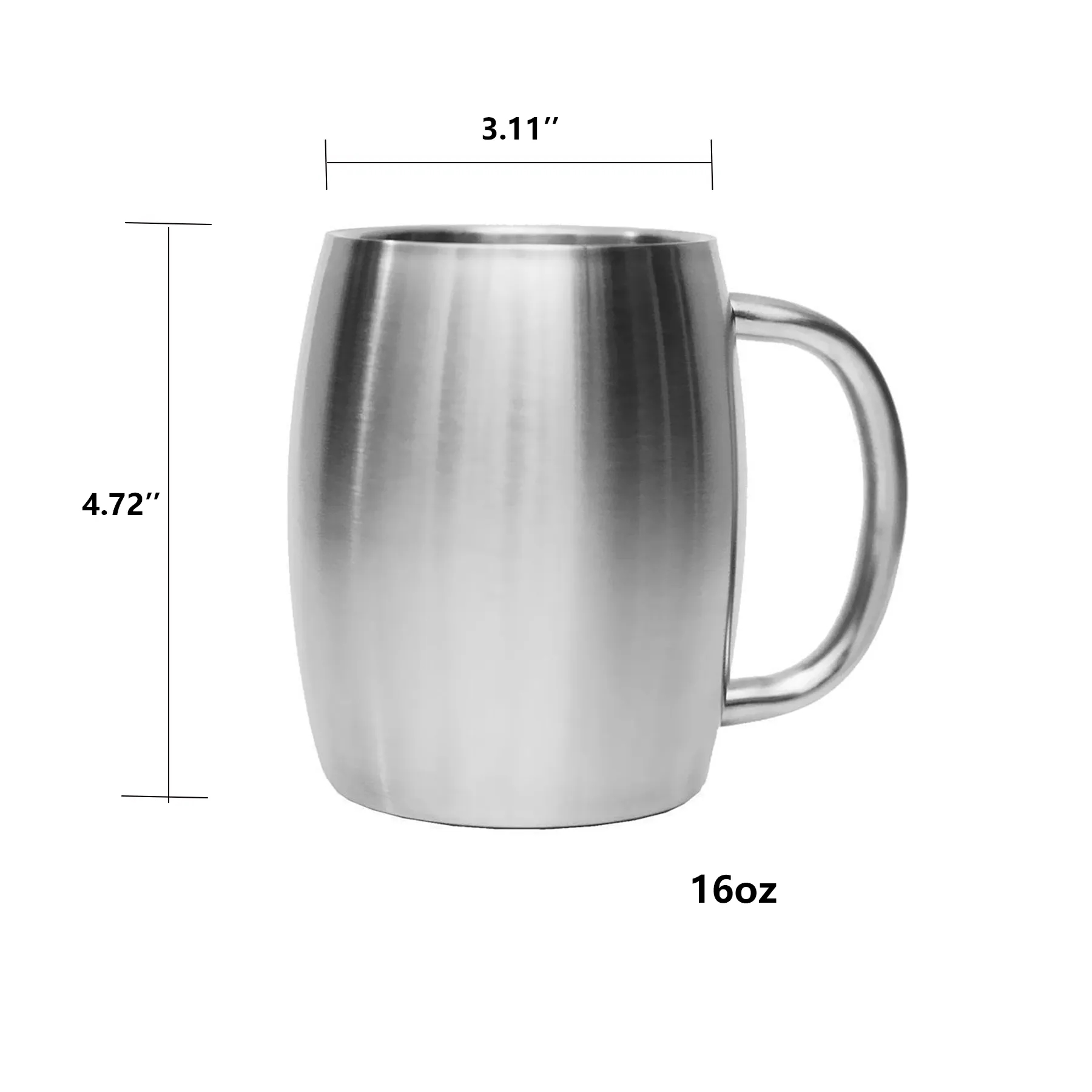 14oz Stainless Steel Insulated Coffee Mug 2
