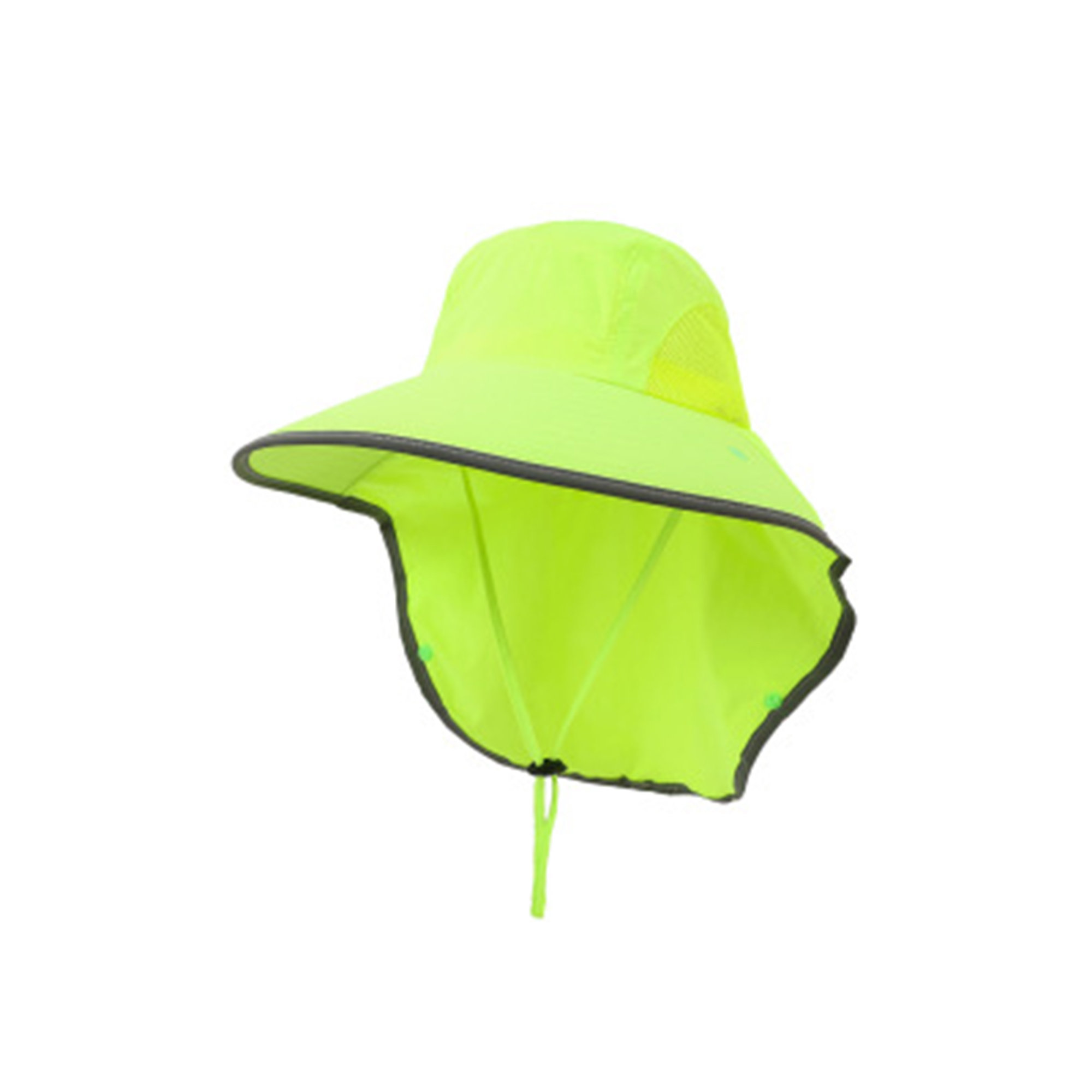 Wide Brim Sun Shield Hat With Neck Flap 12