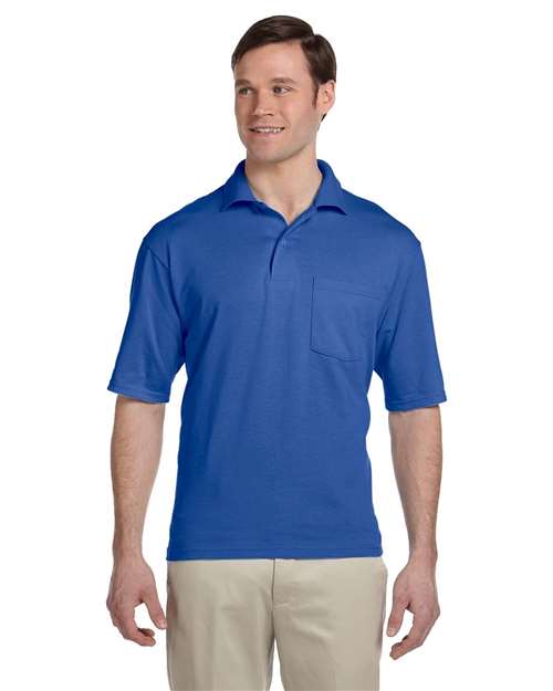 Men's SpotShield® 50/50 Polo with Pocket - 436MPR 21