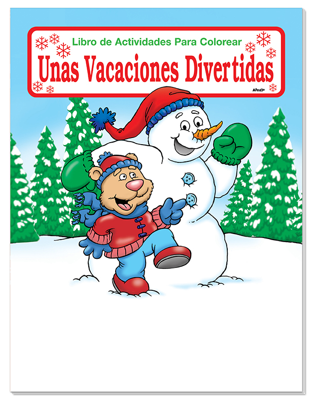 COLORING BOOK - Holiday Fun (Spanish) Coloring & Activity Book 1
