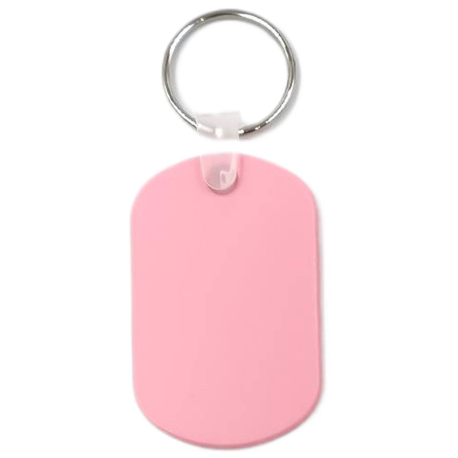 Soft Oval PVC Plastic Key Tag 20