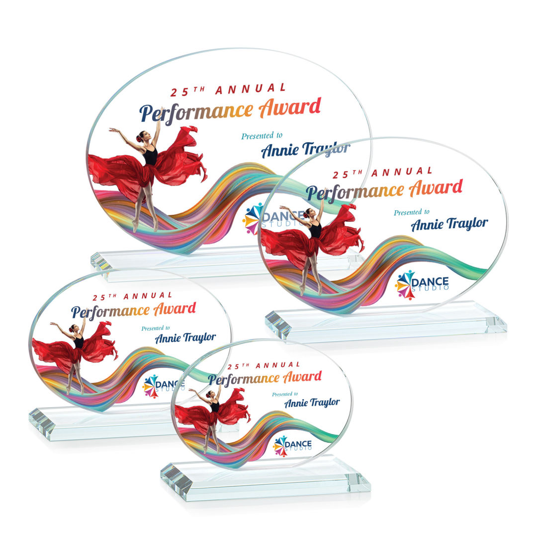 Austin (Horiz) VividPrint™ Award -  Clear