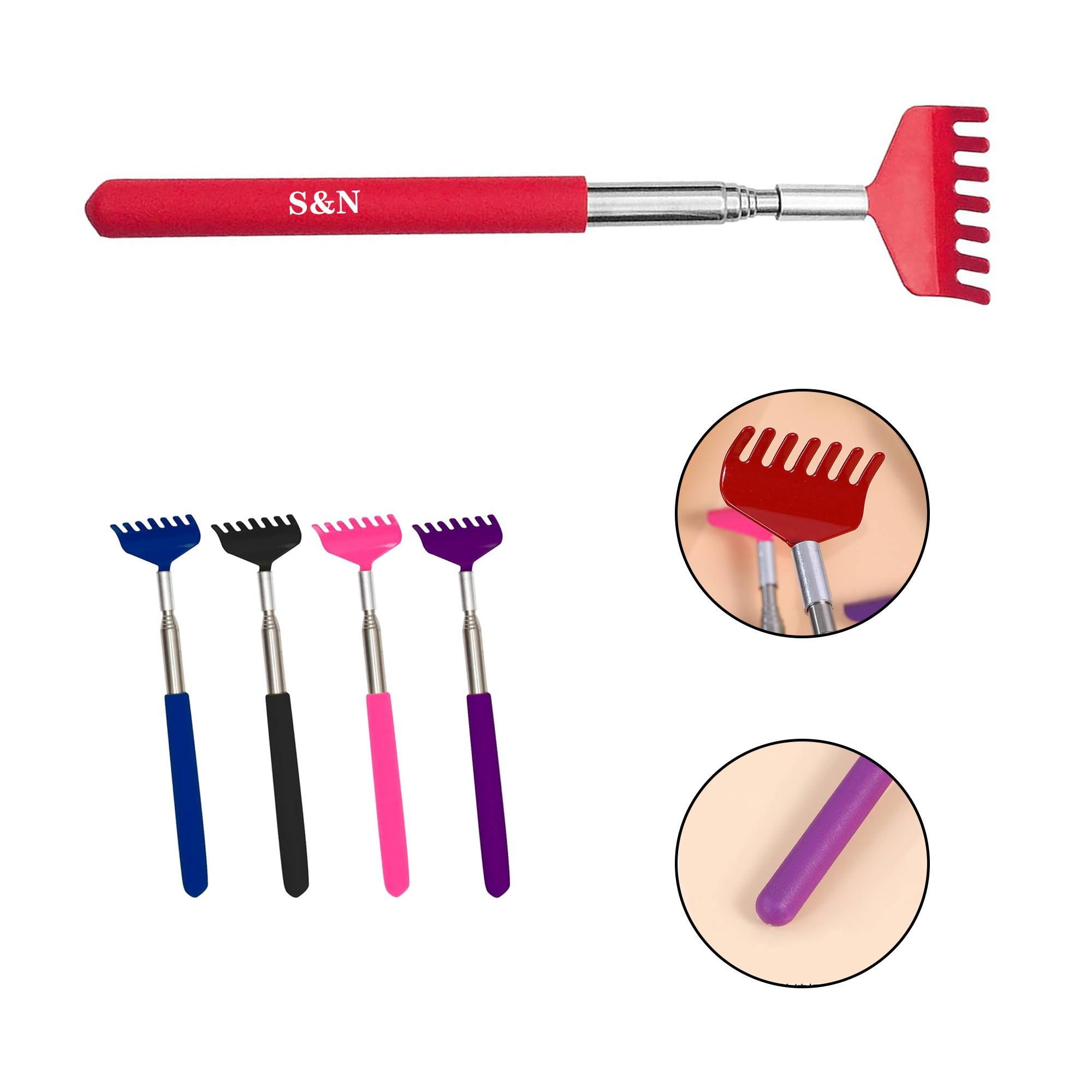 Telescopic Tickler With Frosted Handle 5