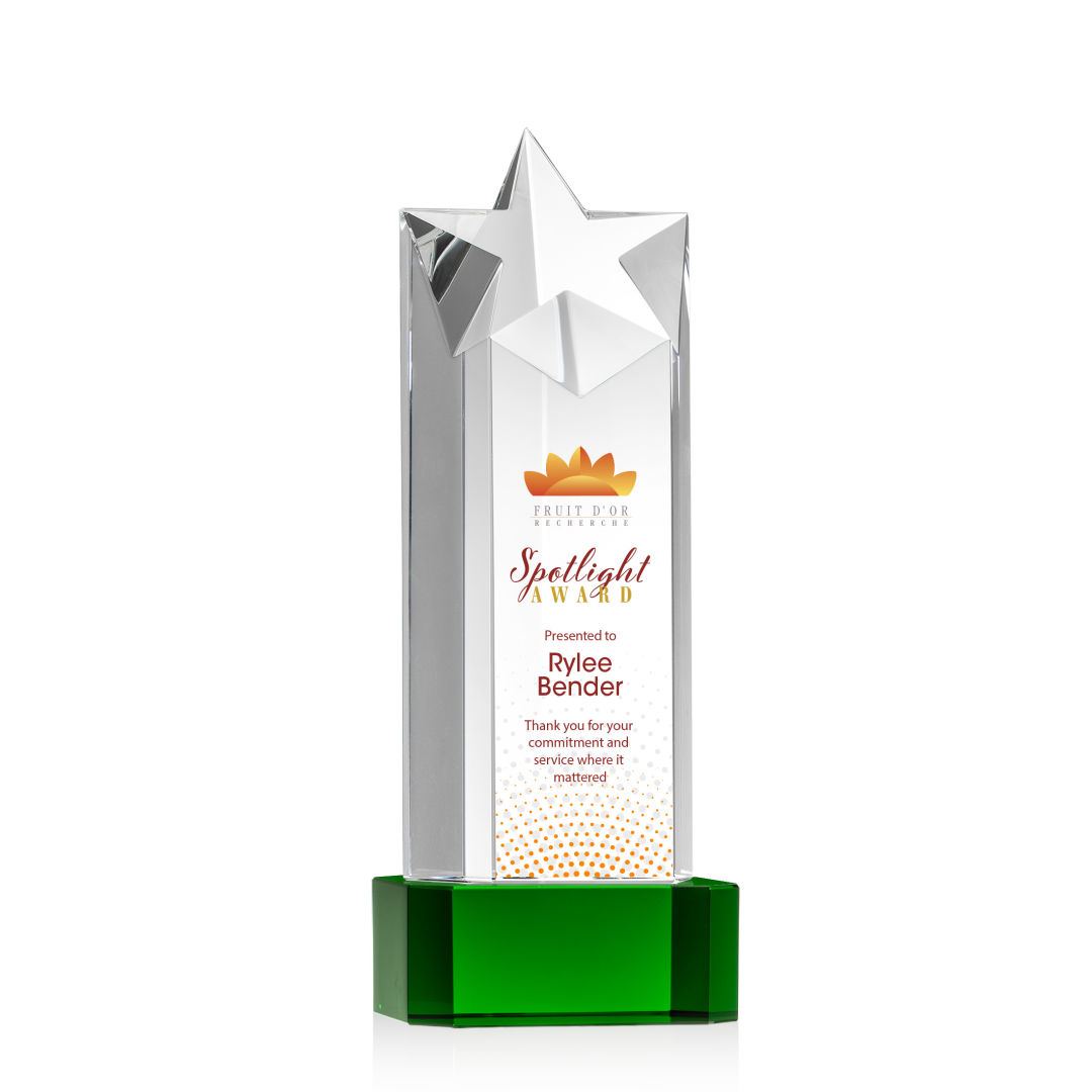 Berkeley VividPrint™ Award on Padova Base - Green 4