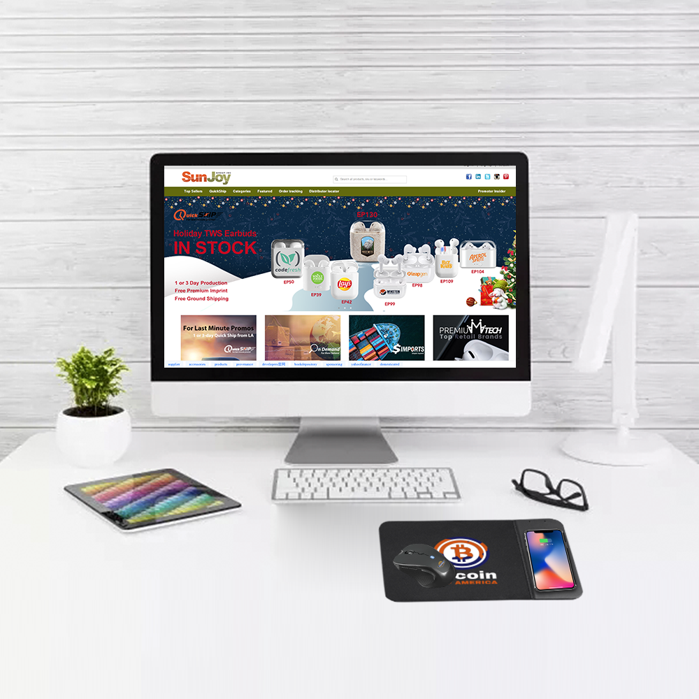Canoga Mouse Pad and Qi Wireless Charger 7