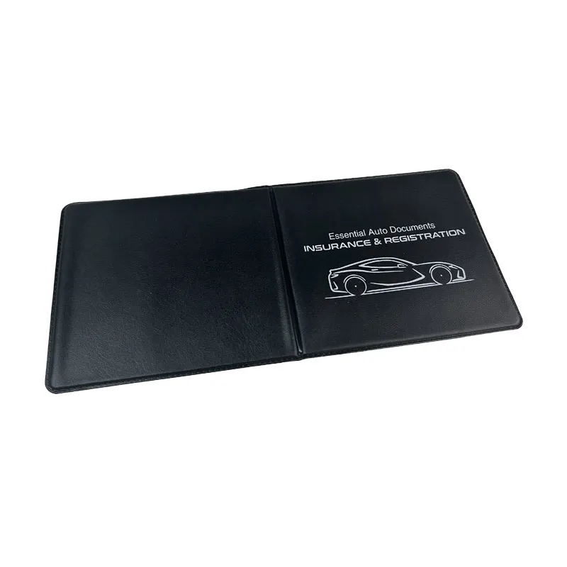 Custom Auto Registration & Insurance Vinyl PVC Card Holder 4