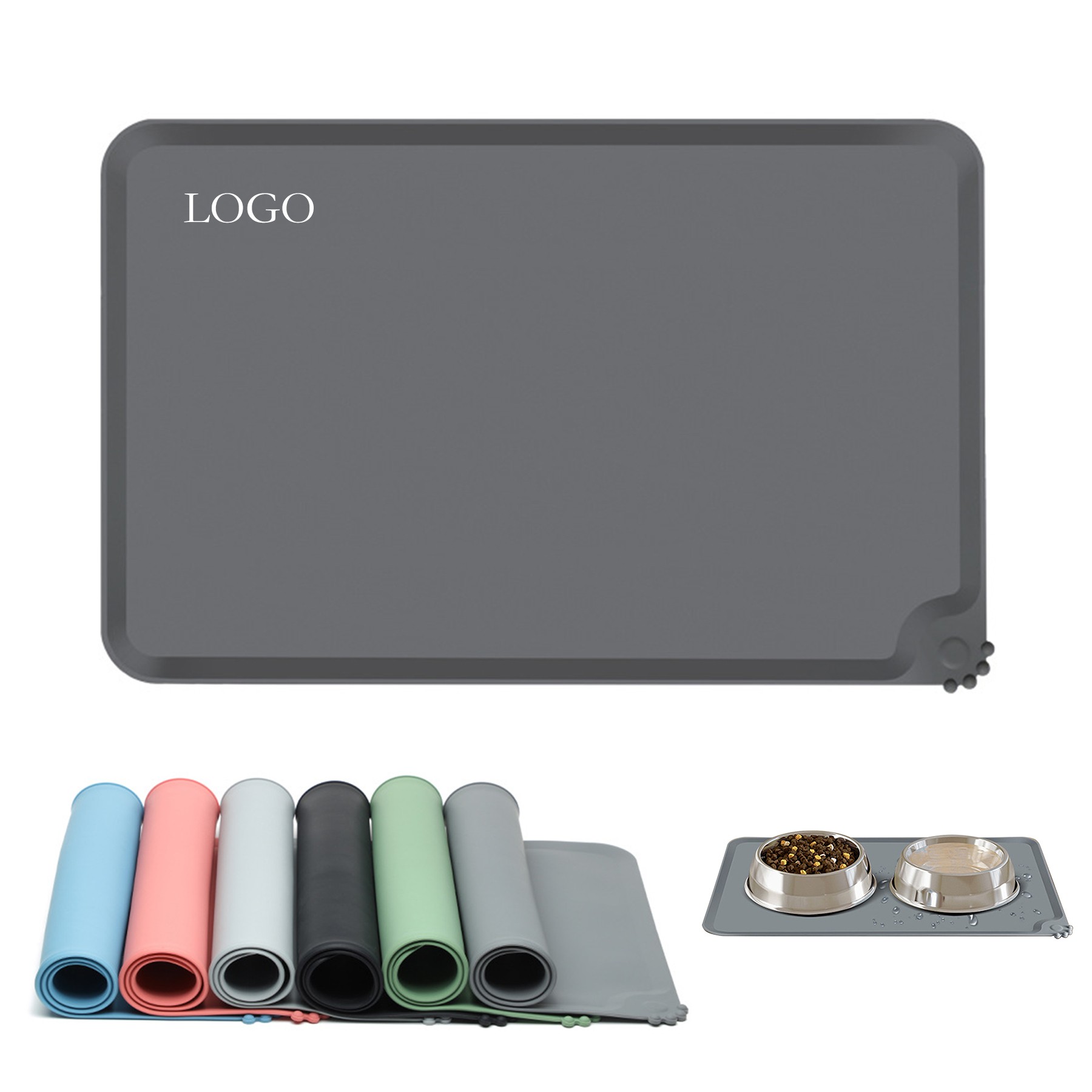 Silicone Waterproof Pet Food Mats 4