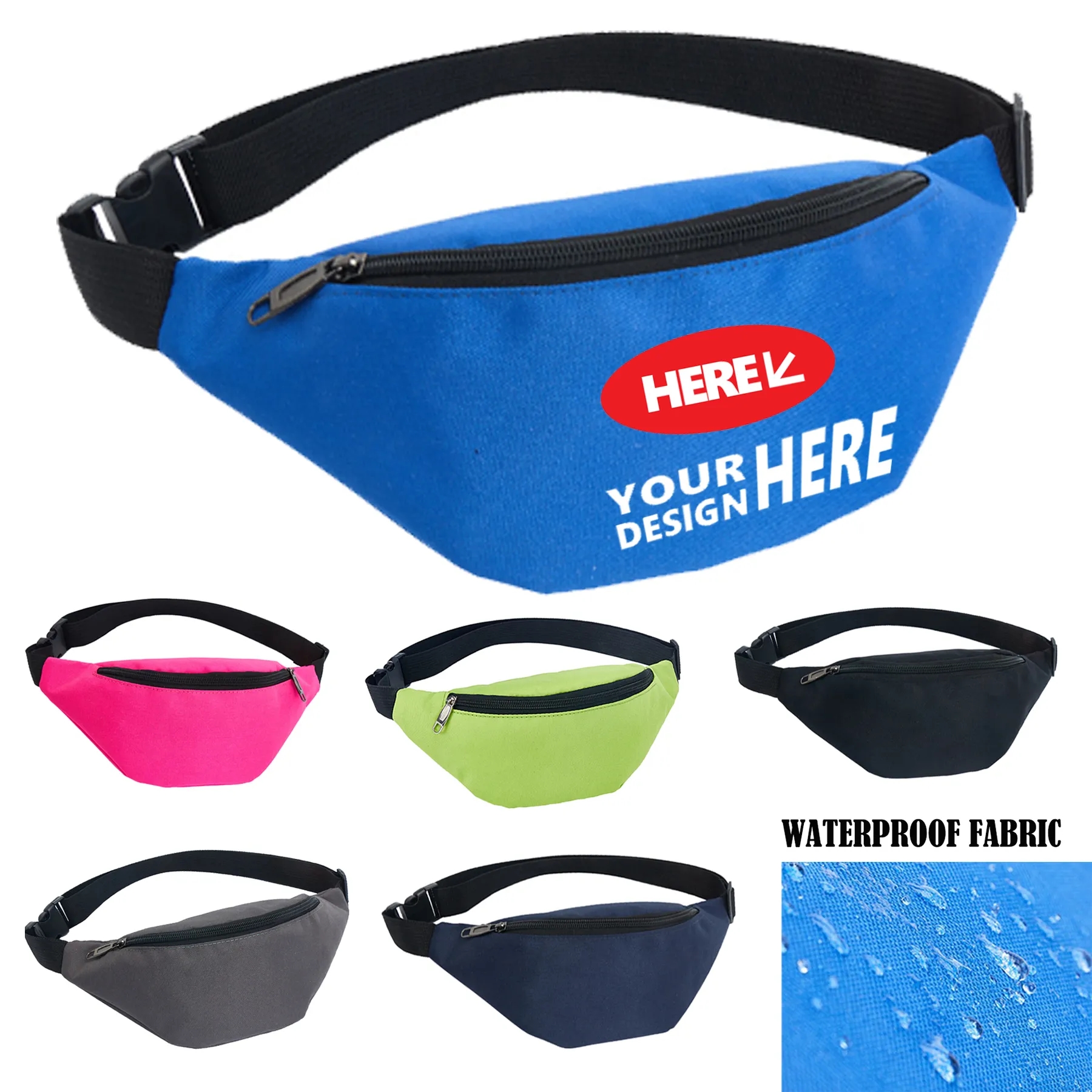 Waterproof Waist Pack Crossbody Bag