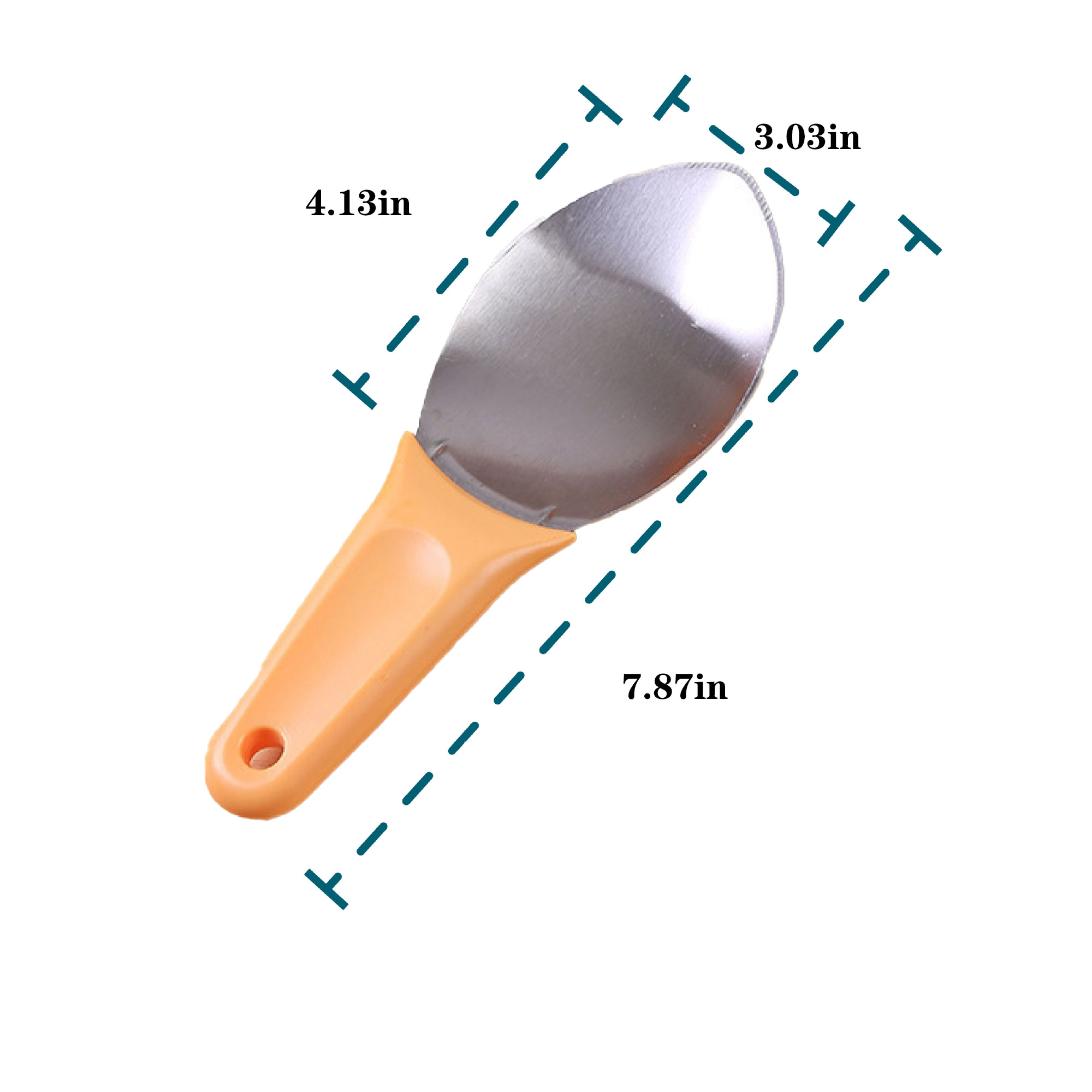 Stainless Steel Mango Corer Fruit Dicer Spoon 2
