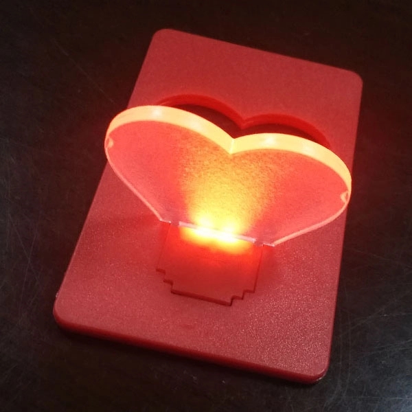 Heart Shape Pocket Led Card Light 3