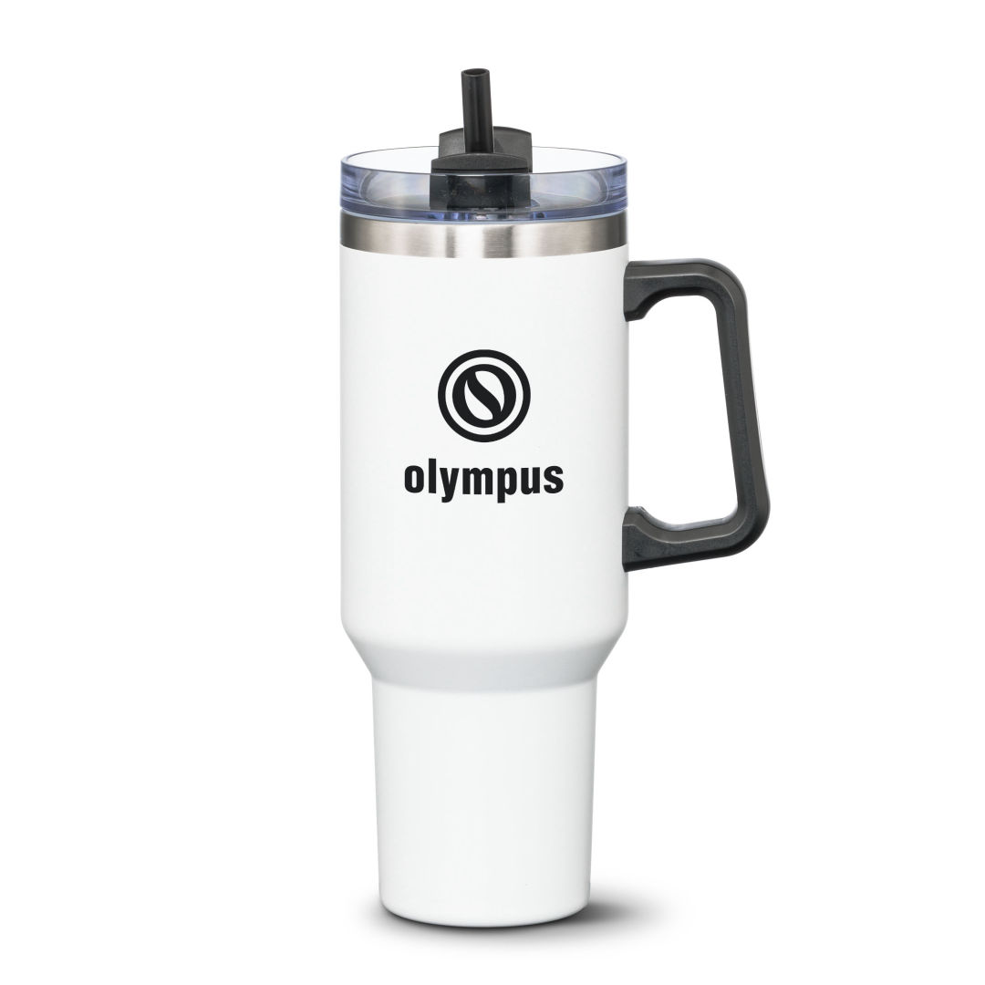 Compeer Handle Travel Mug w/Straw - 40oz 13