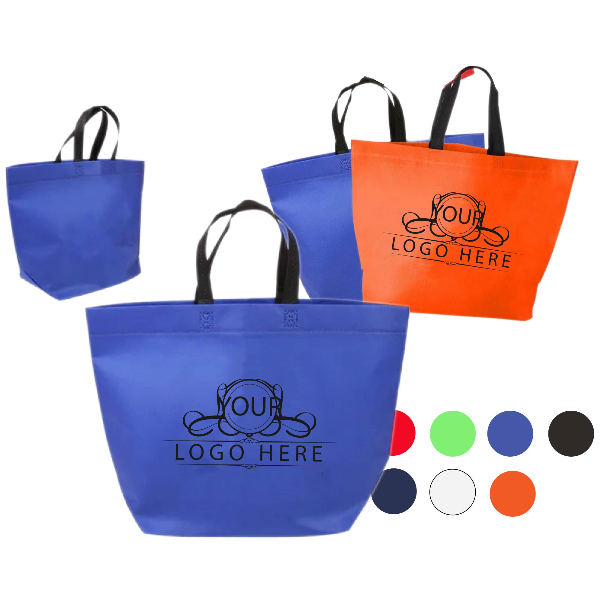 Two-Tone Heat Sealed Nonwoven Tote 1