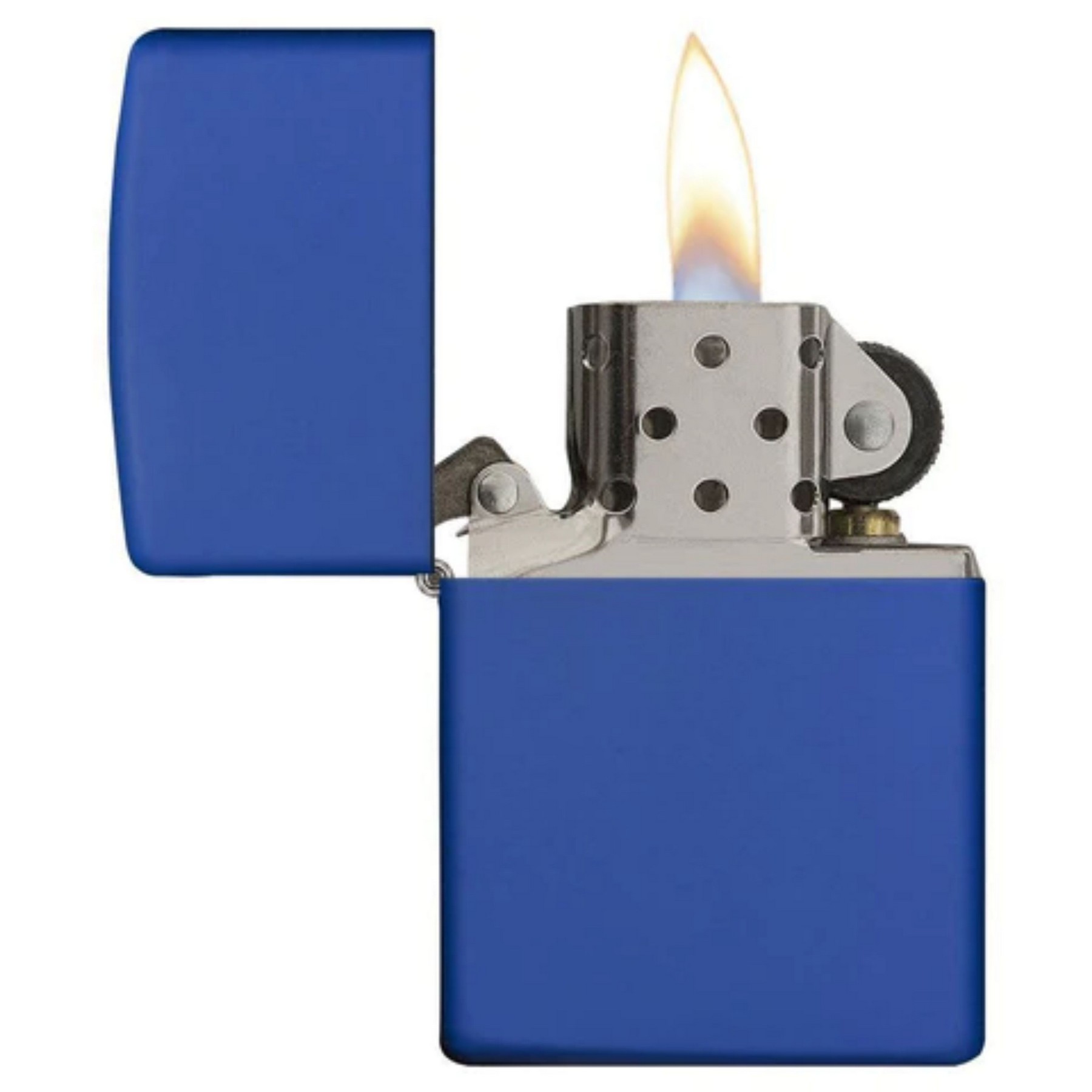 Genuine Zippo windproof lighter - Royal Blue Matte 4