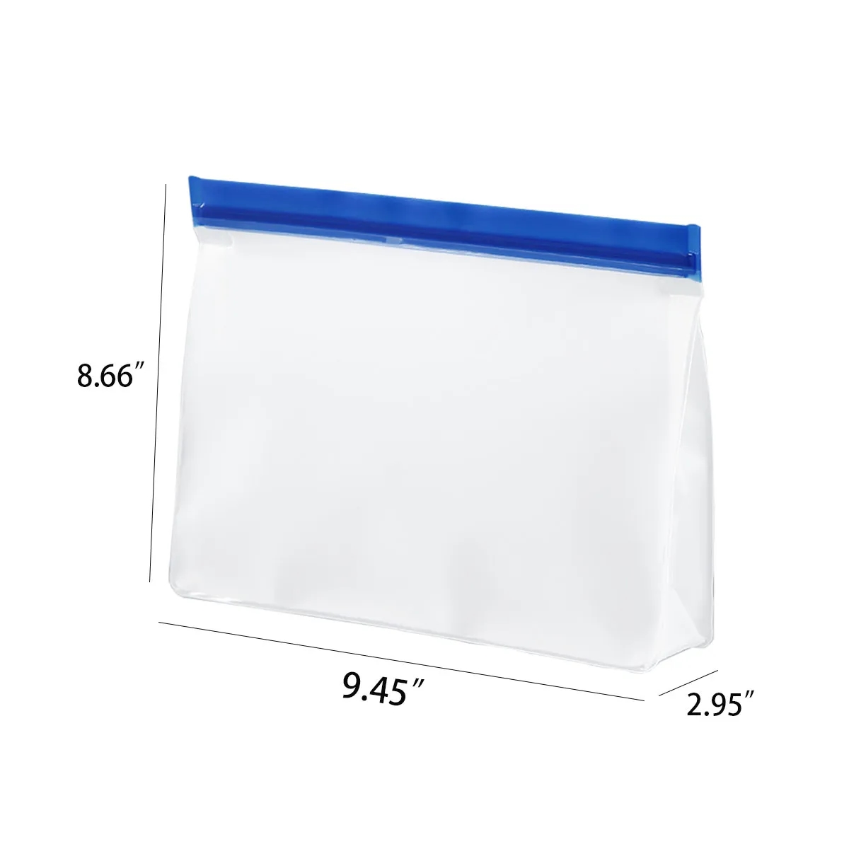 BPA-Free Leakproof Reusable Freezer Bag for Food Storage 2