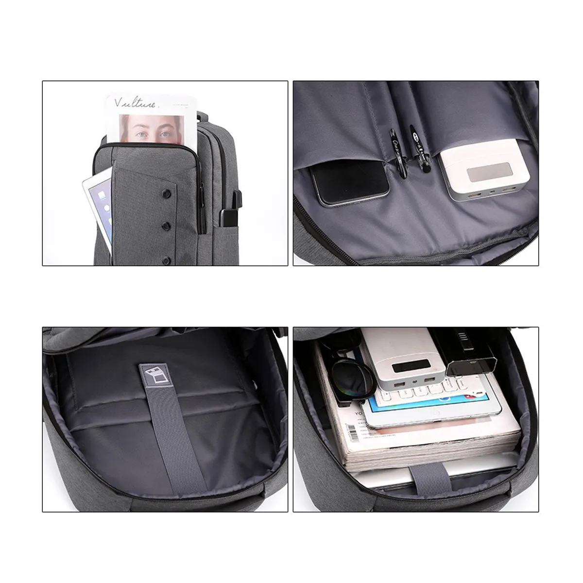Business Travel Laptop Casual Backpack All-Over Printing 5