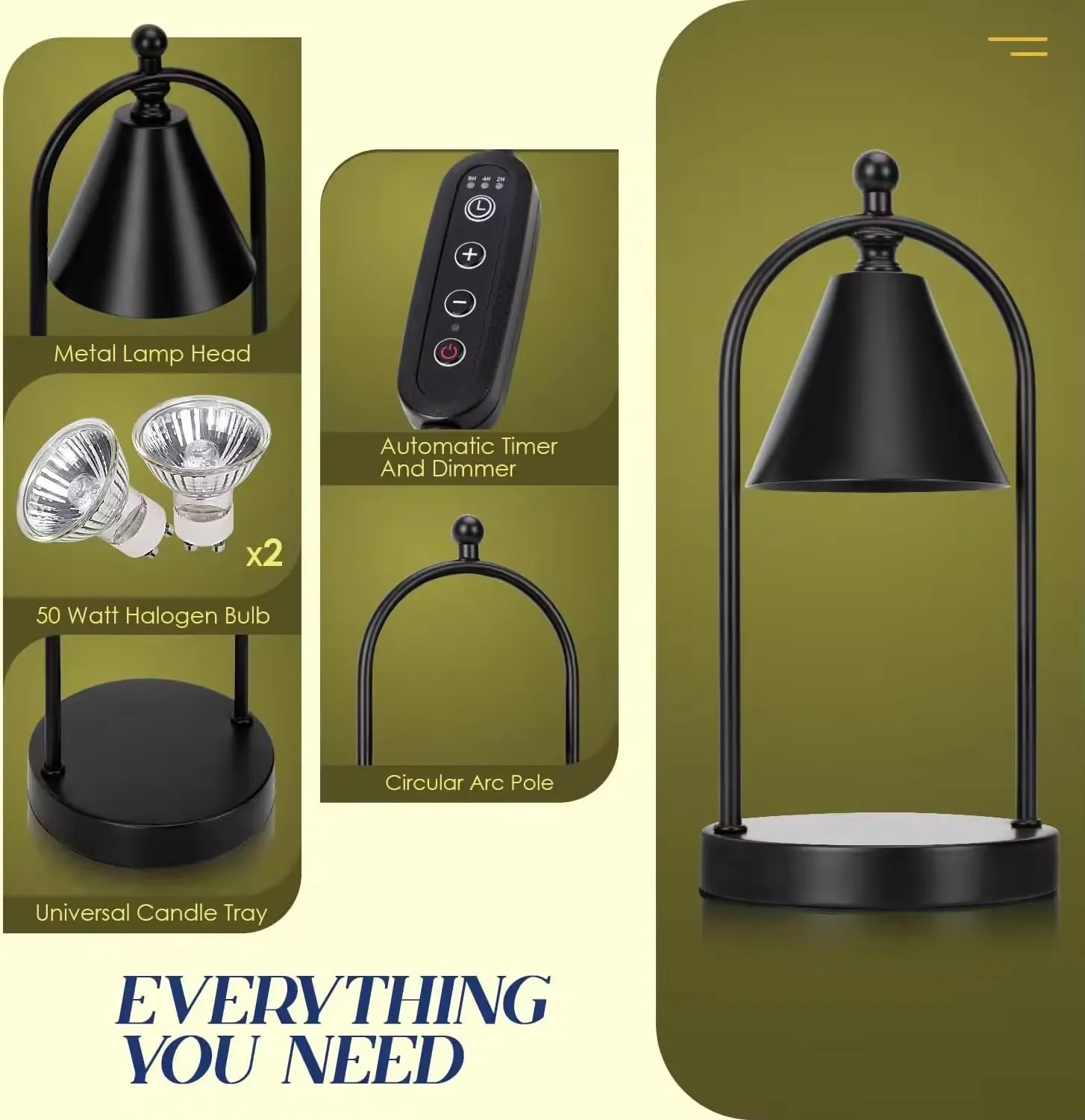 Candle Warmer Lamp with Timer 4