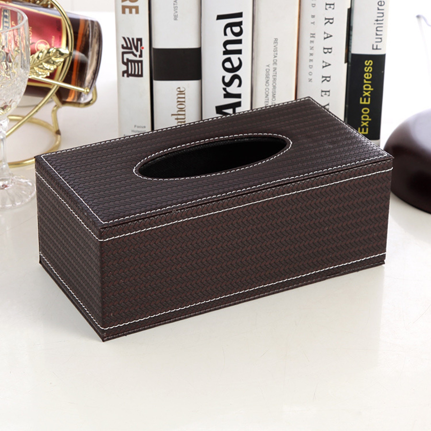 Leather Tissue Box 8