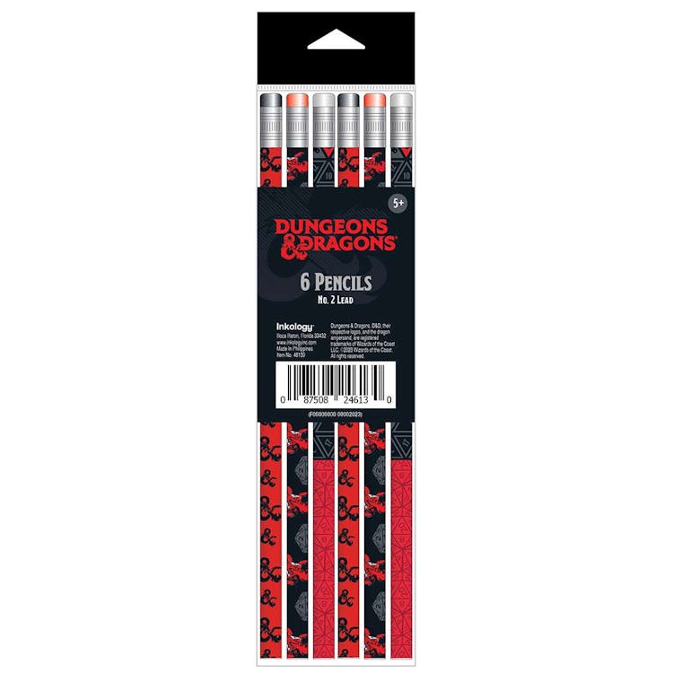 Dungeons & Dragons Pencils - 6 Pack 2