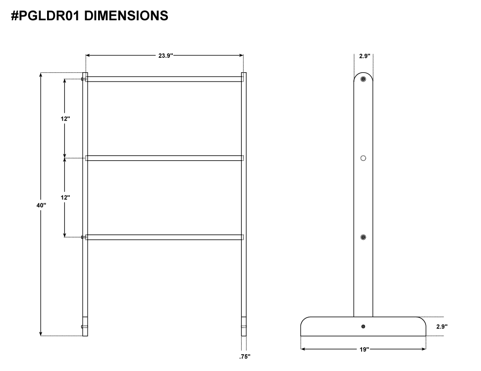 Ladder Golf Game Blank