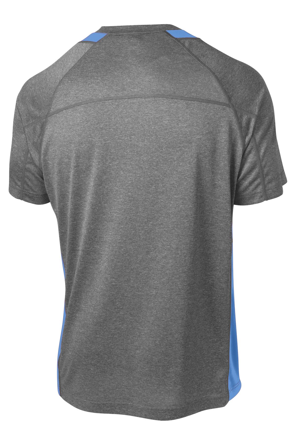 Sport-Tek Heather Colorblock Contender Tee. ST361 21