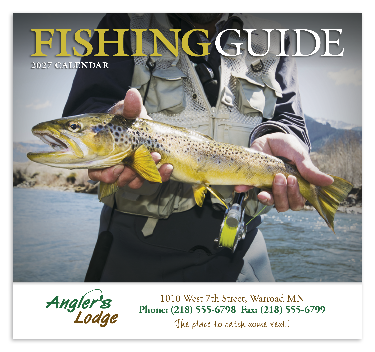 HotLine® Products Fishing Guide Appointment Calendar - Stapled 70