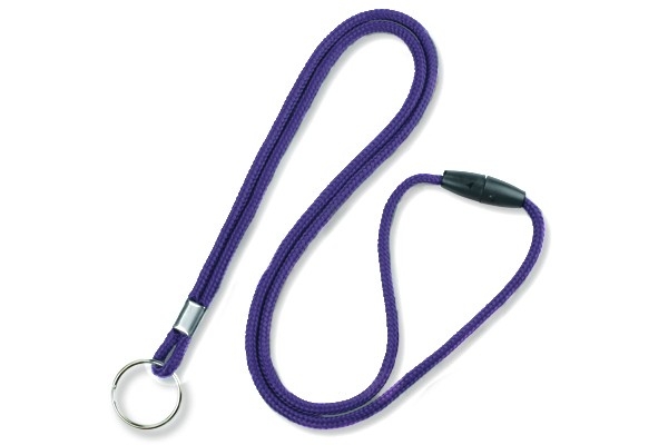 1/8" Round Braid Lanyard with Breakaway (J-Hook) 20
