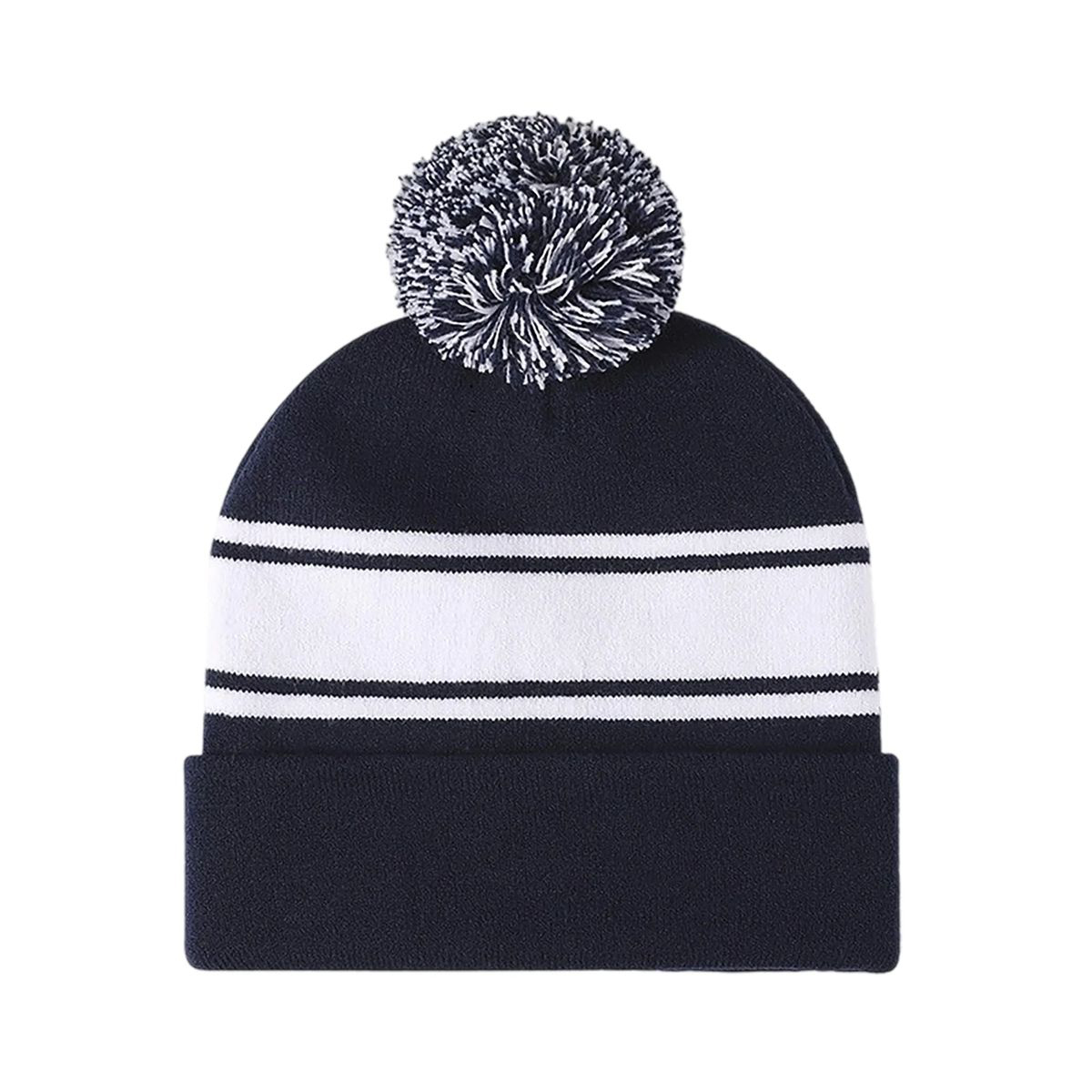 Acrylic Cuffed Knit Hat for Youth Winter Wear 3