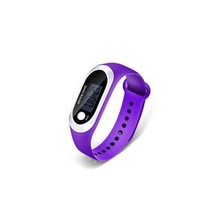 Sports Bracelet Watch With Pedometer Digital Display And Adjustable Band 23