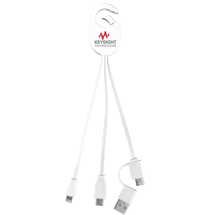 "WEBER" 5-in-1 Cell Phone Charging Cable with Carabiner Clip 34