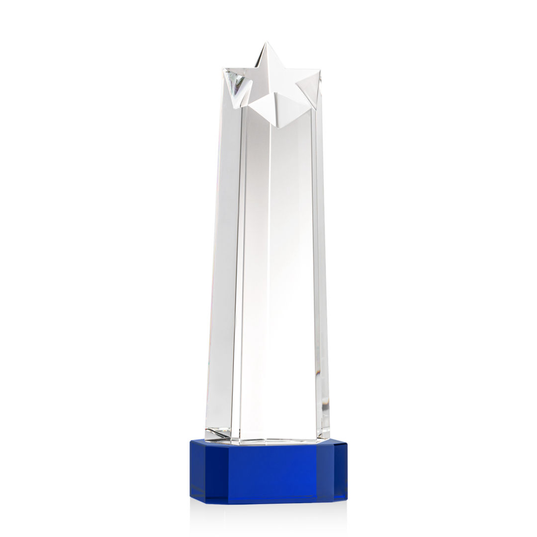 Delaware Star VividPrint™ Award on Base - Blue 10
