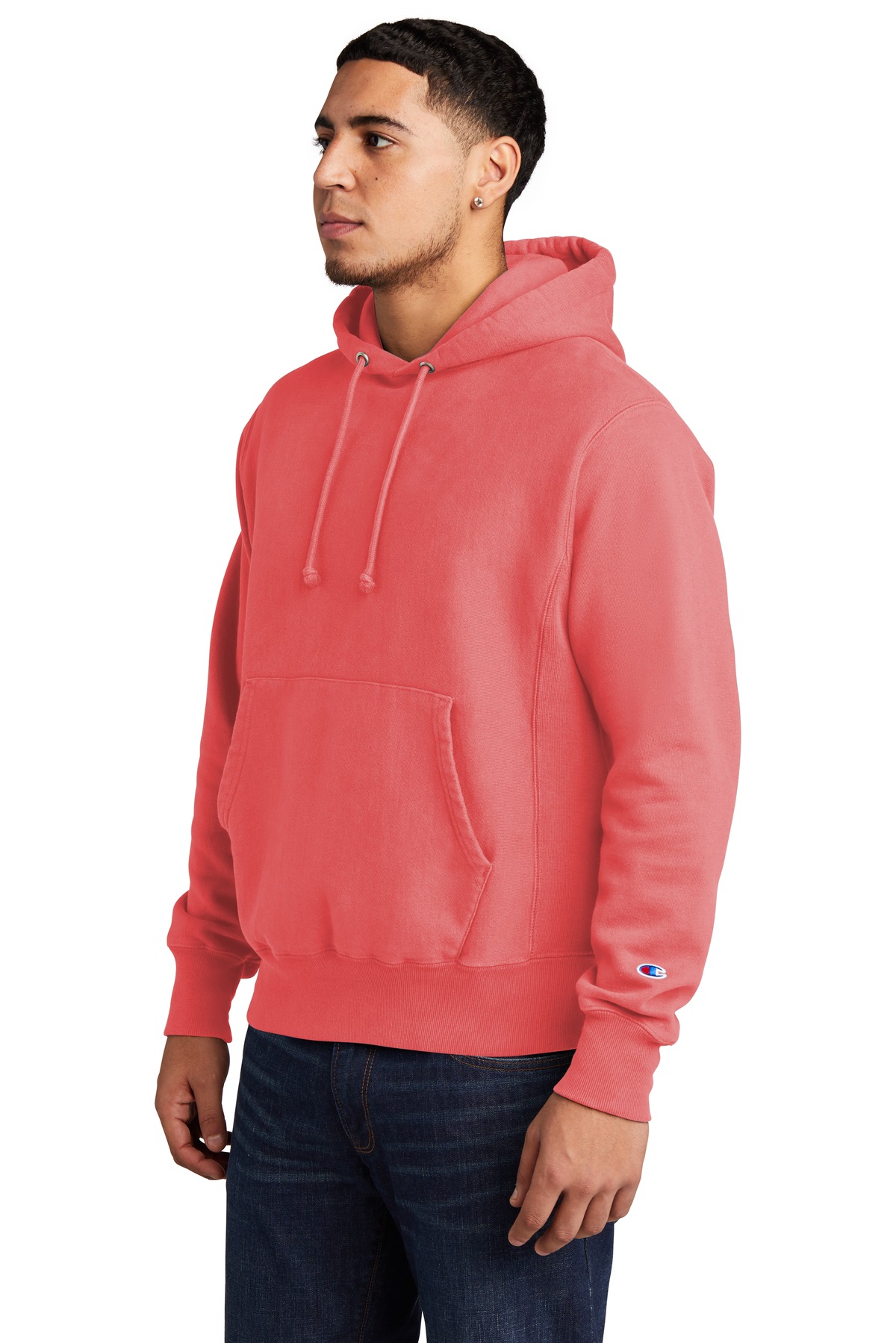 Champion Reverse Weave Garment-Dyed Hooded Sweatshirt. GDS101 14