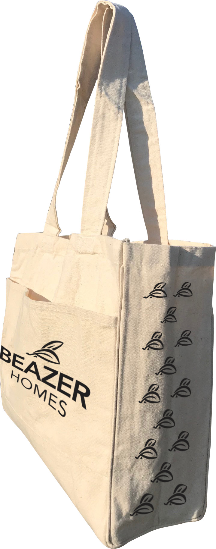 Canvas Standard Tote Bag, custom tote bag with logo imprint 1