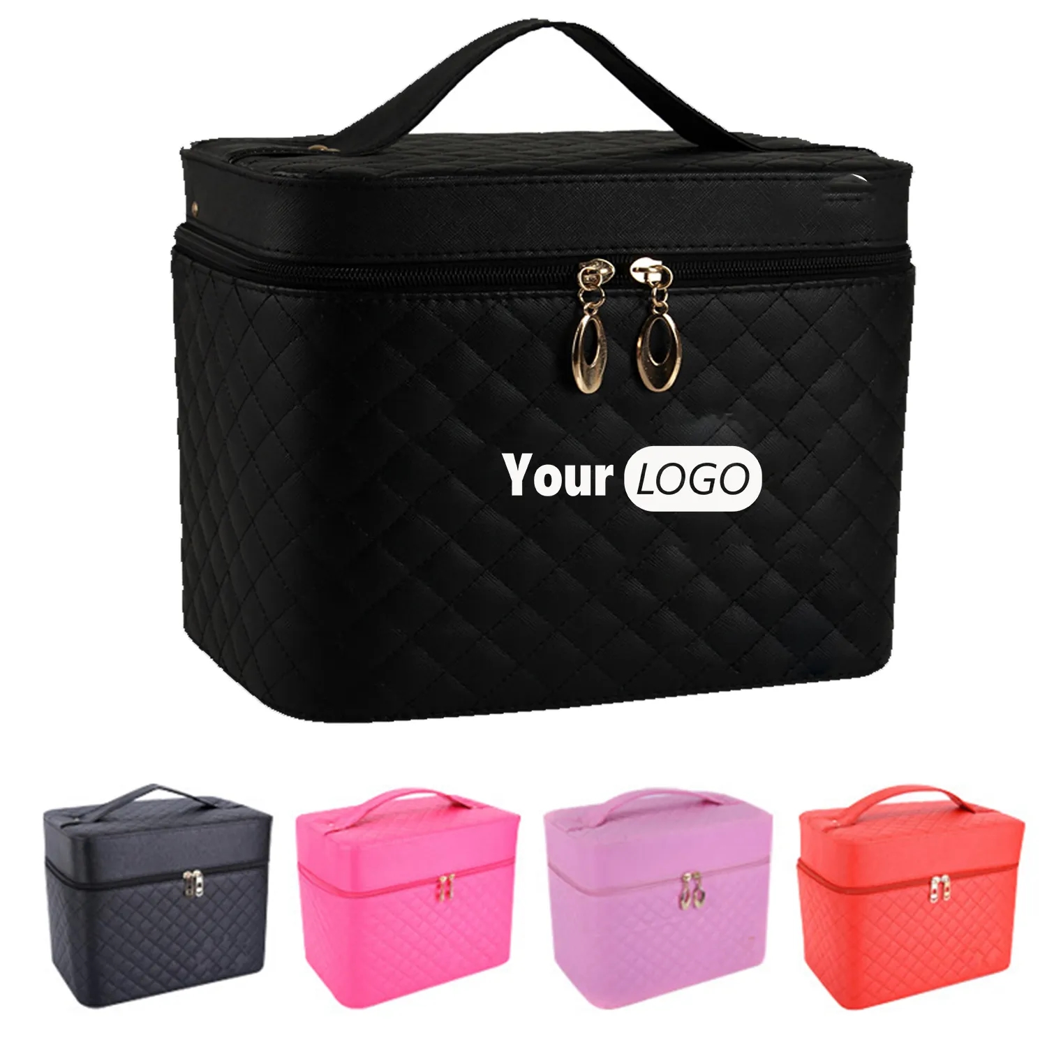 Cosmetic Travel Checkered Makeup Bags 2