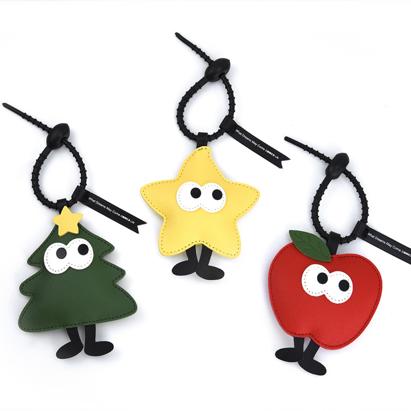 Christmas and New Year PU Pendant Bag Charms 5