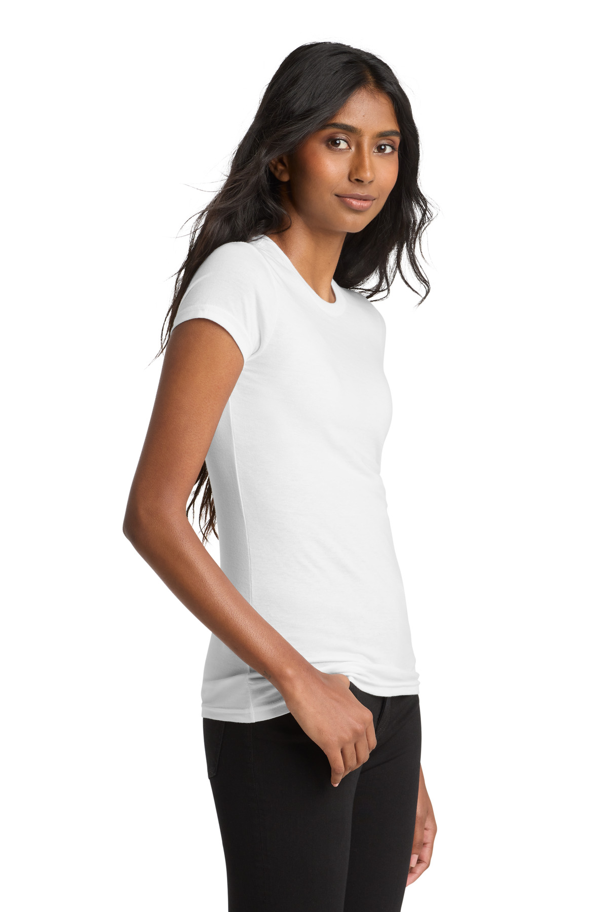 District Women's Fitted Very Important Tee . DT6001 227