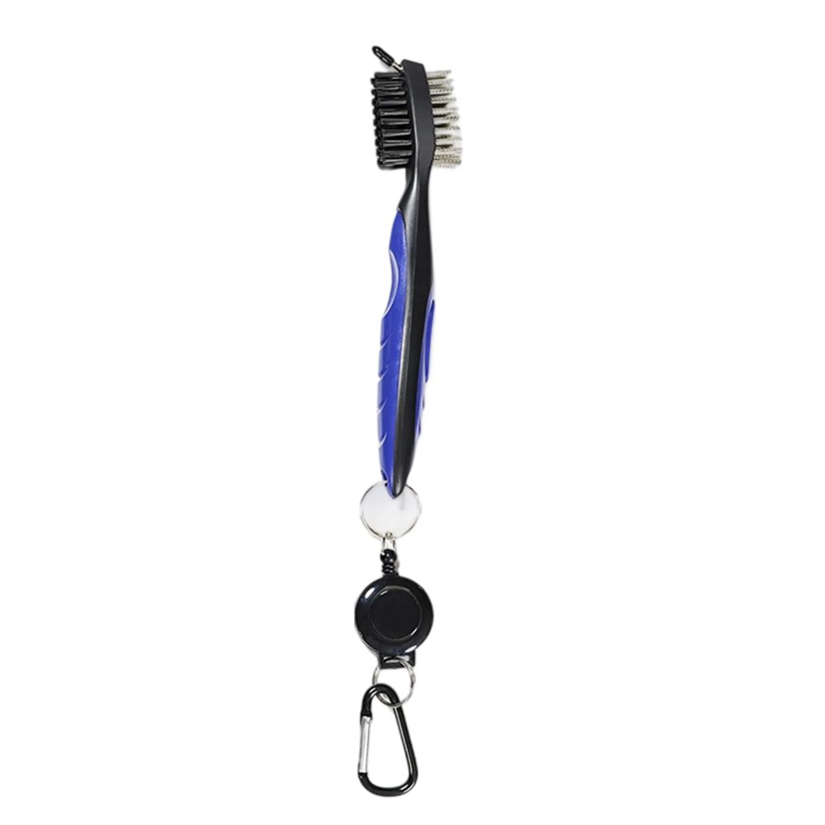 Plastic Golf Brush with Wire and Nylon Bristles 1