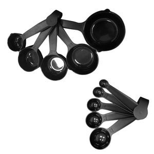 10 In 1 Plastic Measuring Cup Set With Volume Mark And Round Buckle 1