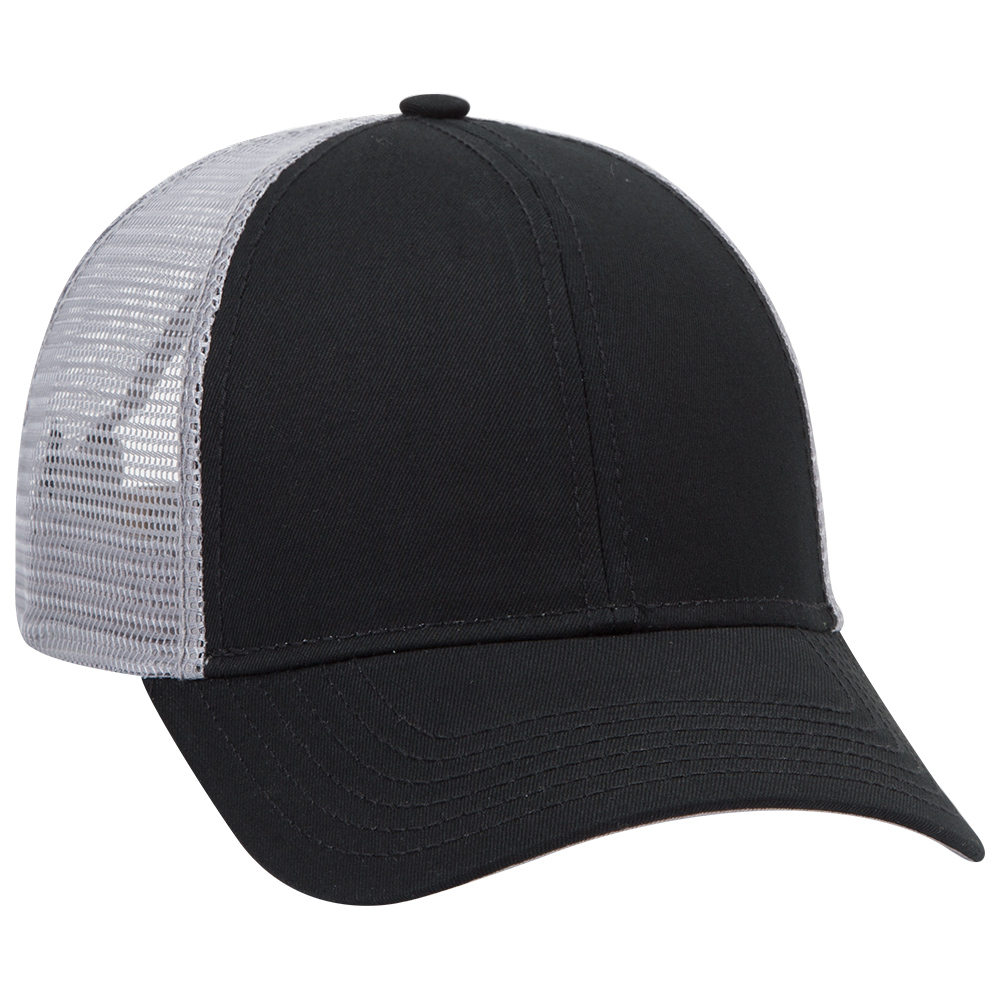 OTTO CAP 6 Panel Low Profile Mesh Back Trucker Hat 3