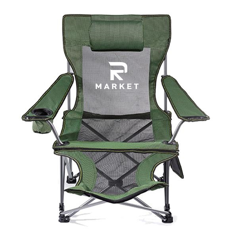 Camping Folding Portable Chair with Removabel Footrest used as a usual camping chair 6