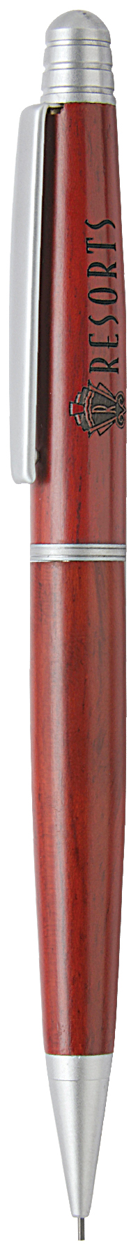 Premade Wooden Pen Set - Wood Box with Ballpoint Pen & Lead Pencil 5