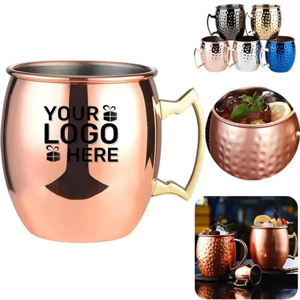 18 oz Stainless Steel Moscow Mule Cup 1